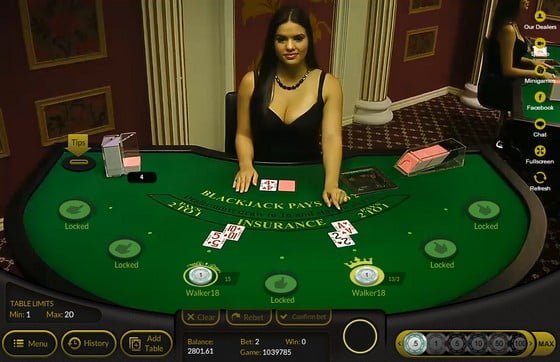 Blackjack en Direct Ezugi